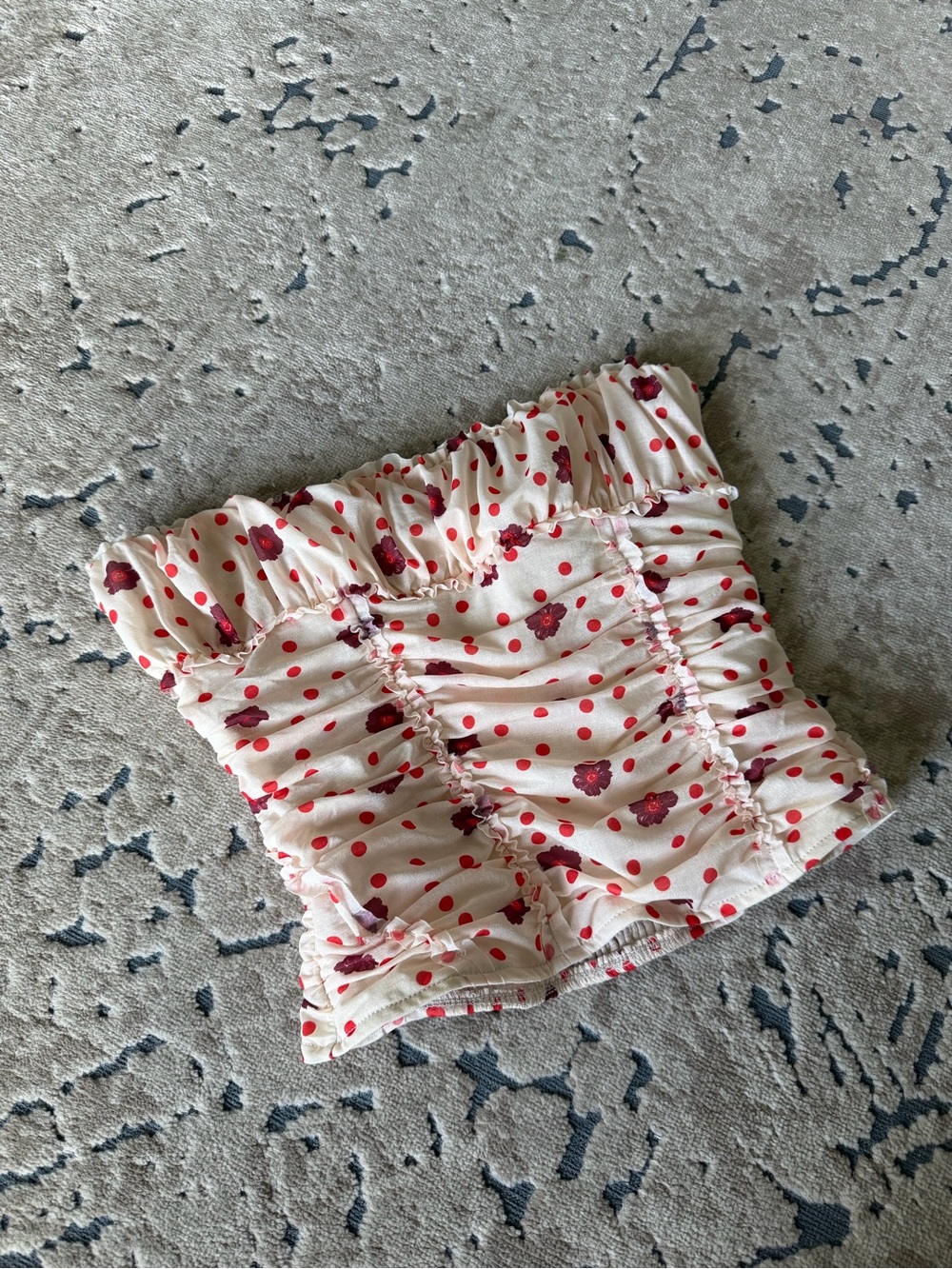 Free People Flower Tube Top